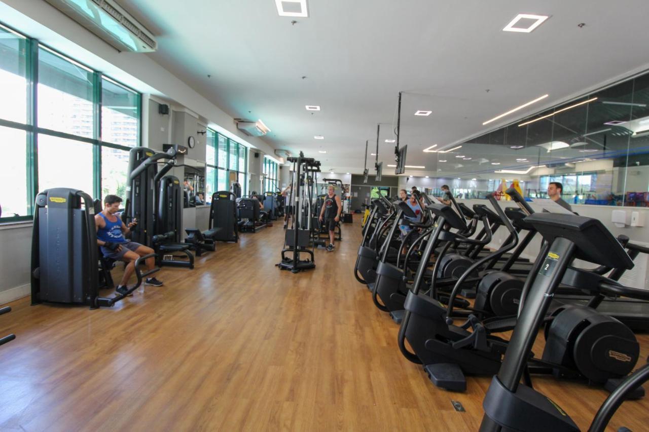 Barra Da Tijuca - 508 - De Frente Para Maravilhosa Piscina - Estacionamento Gratuito - Academia Comphania Atletica - Balsa Para Praia Gratis - Microondas - Geladeira Grande - Recepcao 24Horas - Wi-Fi - Com Pia ริโอเดจาเนโร ภายนอก รูปภาพ