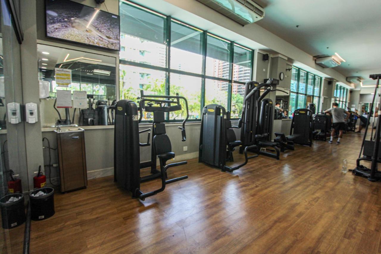 Barra Da Tijuca - 508 - De Frente Para Maravilhosa Piscina - Estacionamento Gratuito - Academia Comphania Atletica - Balsa Para Praia Gratis - Microondas - Geladeira Grande - Recepcao 24Horas - Wi-Fi - Com Pia ริโอเดจาเนโร ภายนอก รูปภาพ