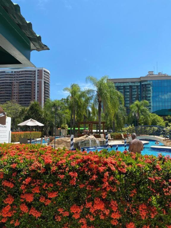 Barra Da Tijuca - 508 - De Frente Para Maravilhosa Piscina - Estacionamento Gratuito - Academia Comphania Atletica - Balsa Para Praia Gratis - Microondas - Geladeira Grande - Recepcao 24Horas - Wi-Fi - Com Pia ริโอเดจาเนโร ภายนอก รูปภาพ