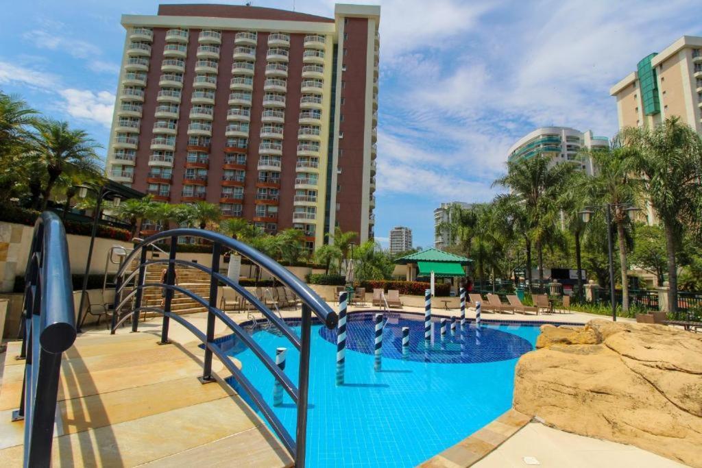Barra Da Tijuca - 508 - De Frente Para Maravilhosa Piscina - Estacionamento Gratuito - Academia Comphania Atletica - Balsa Para Praia Gratis - Microondas - Geladeira Grande - Recepcao 24Horas - Wi-Fi - Com Pia ริโอเดจาเนโร ภายนอก รูปภาพ
