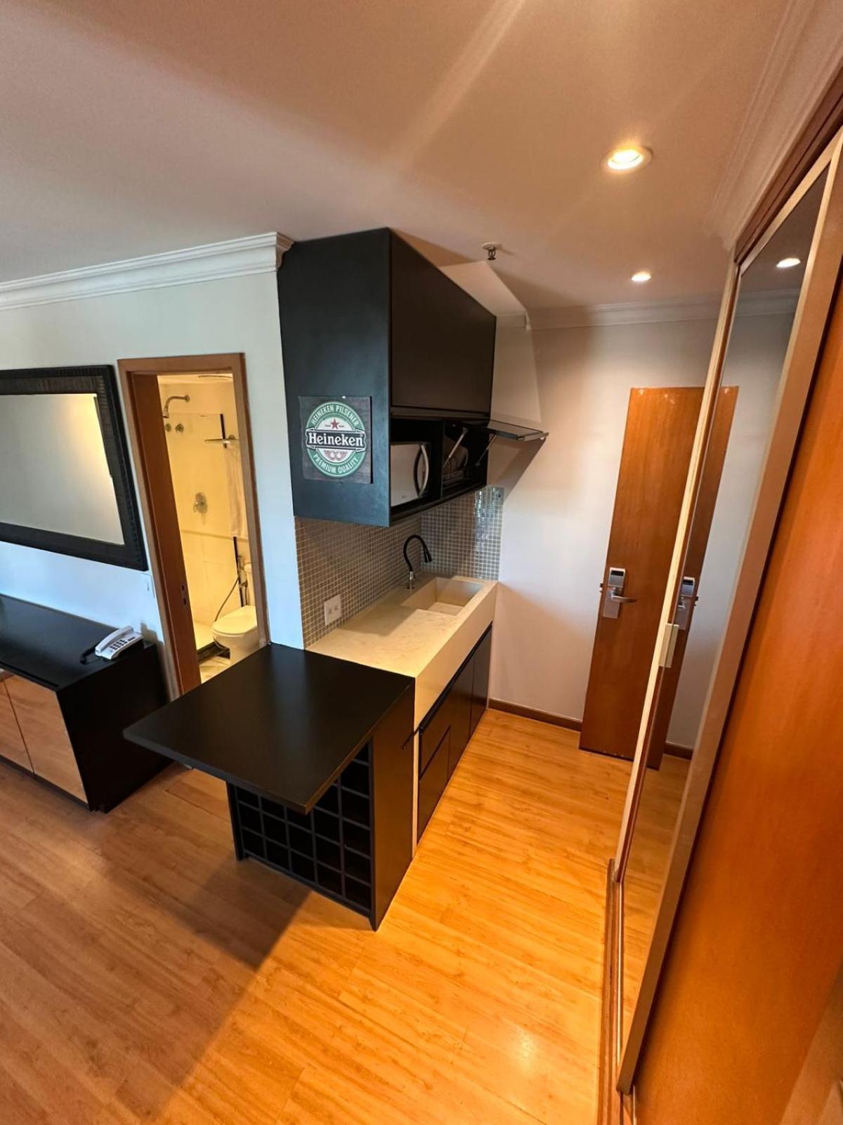 Barra Da Tijuca - 508 - De Frente Para Maravilhosa Piscina - Estacionamento Gratuito - Academia Comphania Atletica - Balsa Para Praia Gratis - Microondas - Geladeira Grande - Recepcao 24Horas - Wi-Fi - Com Pia ริโอเดจาเนโร ภายนอก รูปภาพ